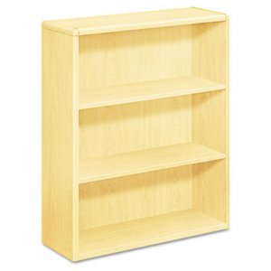 HON 10700 Series Wood Bookcase, Three Shelf, 36w x 13 1/8d x 43 3/8h, Natural Maple HON10753DD H10753
