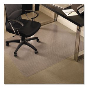 ES Robbins EverLife Chair Mats for Medium Pile Carpet, Rectangular, 46 x 60, Clear ESR122371 122371
