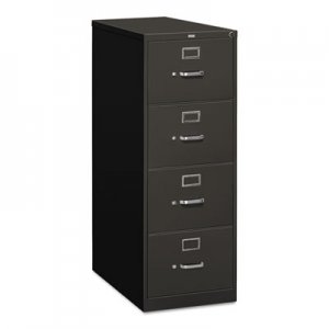 HON 310 Series Four-Drawer Full-Suspension File, Legal, 18.25w x 26.5d x 52h, Charcoal HON314CPS H314C.P