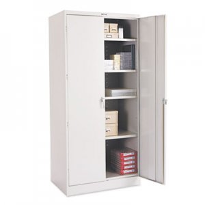 Tennsco 78" High Deluxe Cabinet, 36w x 24d x 78h, Light Gray TNN2470LGY 2470LGY