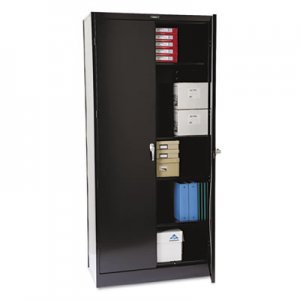 Tennsco 78" High Deluxe Cabinet, 36w x 18d x 78h, Black TNN1870BK 1870BK