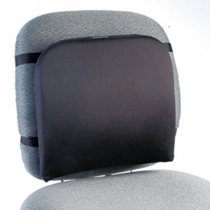 Kensington Memory Foam Backrest, 16w x 12d x 16h, Black KMW82025 L82025F