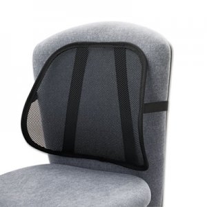 Safco Mesh Backrest, 17.5w x 3d x 15h, Black SAF7153BL 7153BL