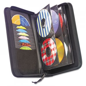 Case Logic CD/DVD Wallet, Holds 72 Discs, Black CLG3200042 3200042