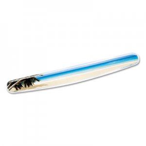 3M Fun Design Clear Gel Keyboard Wrist Rest, Beach Design MMMWR308BH WR308BH