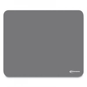 Innovera Latex-Free Synthetic Rubber Mouse Pad, Gray IVR52449