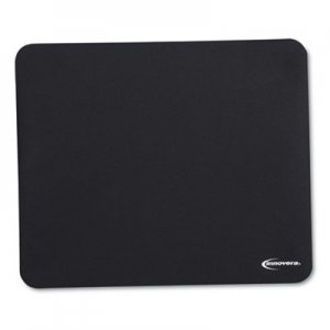 Innovera Latex-Free Synthetic Rubber Mouse Pad, Black IVR52448