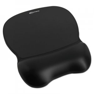Innovera Gel Mouse Pad w/Wrist Rest, Nonskid Base, 8-1/4 x 9-5/8, Black IVR51450