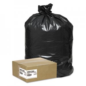 Handi-Bag Super Value Pack Contractor Bags, 42 gal, 2.5 mil, 33" x 48", Black, 50/Carton WBIWEB1CTR50 WEB1CTR50