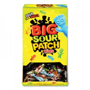 Sour Patch Kids Fruit Flavored Candy, Grab-and-Go, 240-Pieces/Box CDB43147 00 70462 43147 00