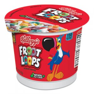 Kellogg's Froot Loops Breakfast Cereal, Single-Serve 1.5 oz Cup, 6/Box KEB01246 3800012465