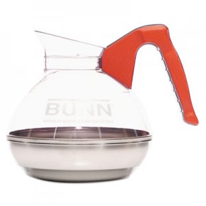 BUNN 64 oz. Easy Pour Decanter, Orange Handle BUN6101 06101.0101