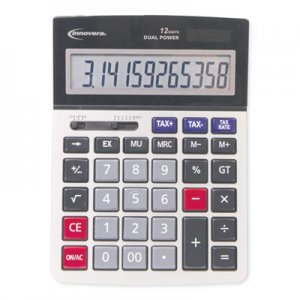 Innovera 15975 Large Digit Commercial Calculator, 12-Digit LCD IVR15975