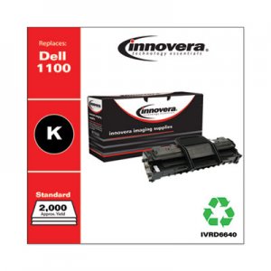 Innovera Remanufactured Black Toner, Replacement for Dell 1100 (310-6640), 2,000 Page-Yield IVRD6640