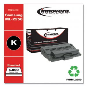 Innovera Remanufactured Black Toner, Replacement for Samsung ML-2250D5, 5,000 Page-Yield IVRML2250