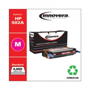 Innovera Remanufactured Magenta Toner, Replacement for HP 502A (Q6473A), 4,000 Page-Yield IVR6473A
