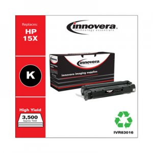 Innovera Remanufactured Black High-Yield Toner, Replacement for HP 15X (C7115X), 3,500 Page-Yield IVR83016