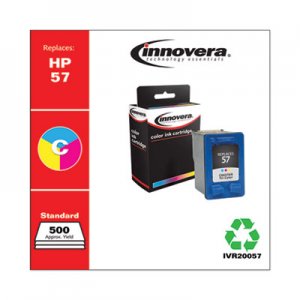 Innovera Remanufactured Tri-Color Ink, Replacement for HP 57 (C6657AN), 400 Page-Yield IVR20057