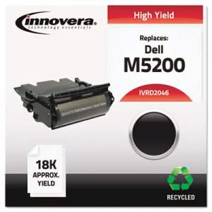 Innovera Remanufactured Black High-Yield Toner, Replacement for Dell M5200N (310-4133), 18,000 Page-Yield IVRD2046