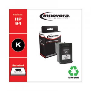 Innovera Remanufactured Black Ink, Replacement for HP 94 (C8765WN), 480 Page-Yield IVR65WN
