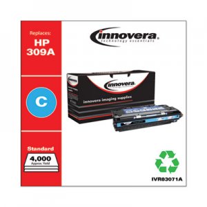 Innovera Remanufactured Cyan Toner, Replacement for HP 309A (Q2671A), 4,000 Page-Yield IVR83071A