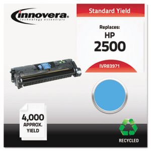 Innovera Remanufactured Cyan Toner, Replacement for HP 123A (Q3971A), 4,000 Page-Yield IVR83971