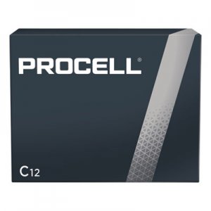 Procell Alkaline C Batteries, 12/Box DURPC1400 PC1400