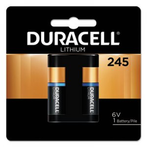 Duracell Ultra High Power Lithium Battery, 245, 6V, 1/EA DURDL245BPK DL245BPK