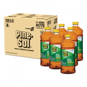 Pine-Sol Multi-Surface Cleaner Disinfectant, Pine, 60oz Bottle, 6 Bottles/Carton CLO41773CT 41773