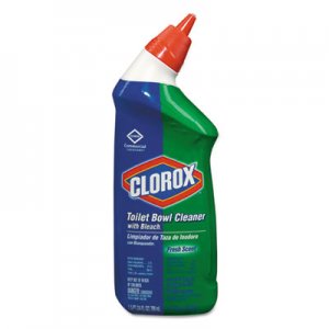Clorox Toilet Bowl Cleaner with Bleach, Fresh Scent, 24oz Bottle CLO00031EA 00031