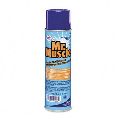 Mr. Muscle Oven And Grill Cleaner, 19oz Aerosol Can, 6/carton 91206CT DRA91206CT