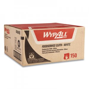 WypAll X80 Foodservice Towel, Kimfresh Antimicrobial Hydroknit, 12 1/2 x 23 1/2, 150/Ct KCC06280 6280