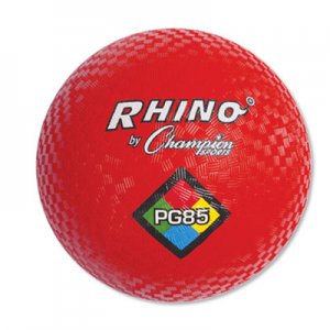 Champion Sports Playground Ball, 8-1/2" Diameter, Red CSIPG85 PG85