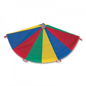 Champion Sports Nylon Multicolor Parachute, 12-ft. diameter, 12 Handles CSINP12 NP12