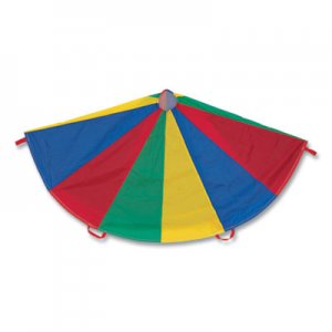 Champion Sports Nylon Multicolor Parachute, 24-ft. diameter, 20 Handles CSINP24 NP24