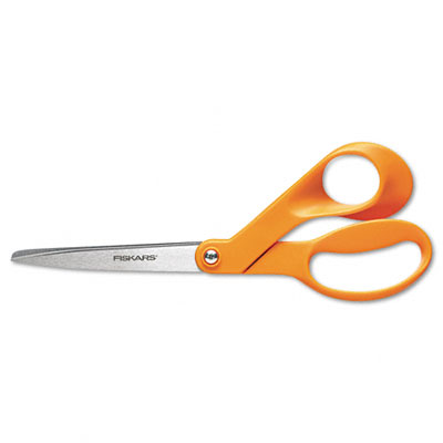Fiskars Home and Office Scissors, 8 in. Length, 3-1/2 in. Cut, Right Hand 94517397 FSK94517397