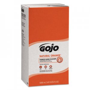 GOJO NATURAL ORANGE Pumice Hand Cleaner Refill, Citrus Scent, 5,000 mL, 2/Carton GOJ7556 7556-02