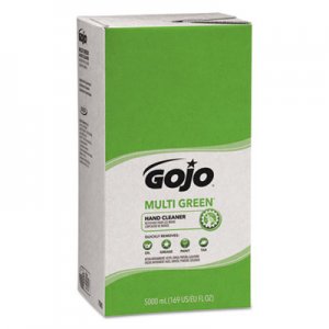 GOJO MULTI GREEN Hand Cleaner Refill, Citrus Scent, 5,000 mL, 2/Carton GOJ7565 7565-02