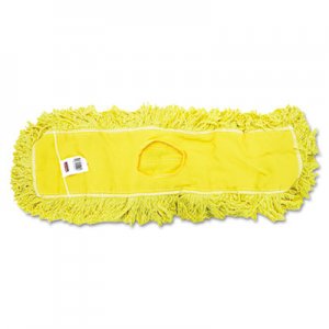 Rubbermaid Commercial Trapper Commercial Dust Mop, Looped-end Launderable, 5" x 24", Yellow RCPJ15300YEL FGJ15300YL00