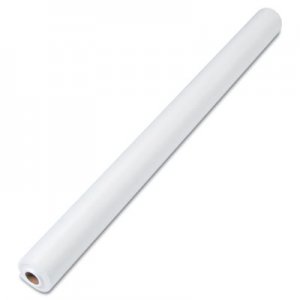 Tablemate Linen-Soft Non-Woven Polyester Banquet Roll, Cut-To-Fit, 40" x 50ft, White TBLLS4050WH LS4050WH