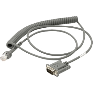 Zebra Coiled RS232 Cable CBA-R09-C09ZAR