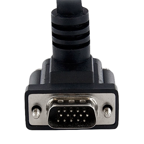 StarTech.com 15 ft 90 Degree Down Angled VGA Monitor Cable MXT101MMHD15