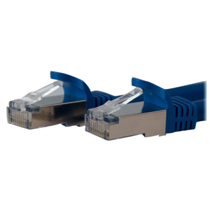 StarTech.com 3ft Blue Shielded Cat6a Molded STP Patch Cable C6ASPAT3BL
