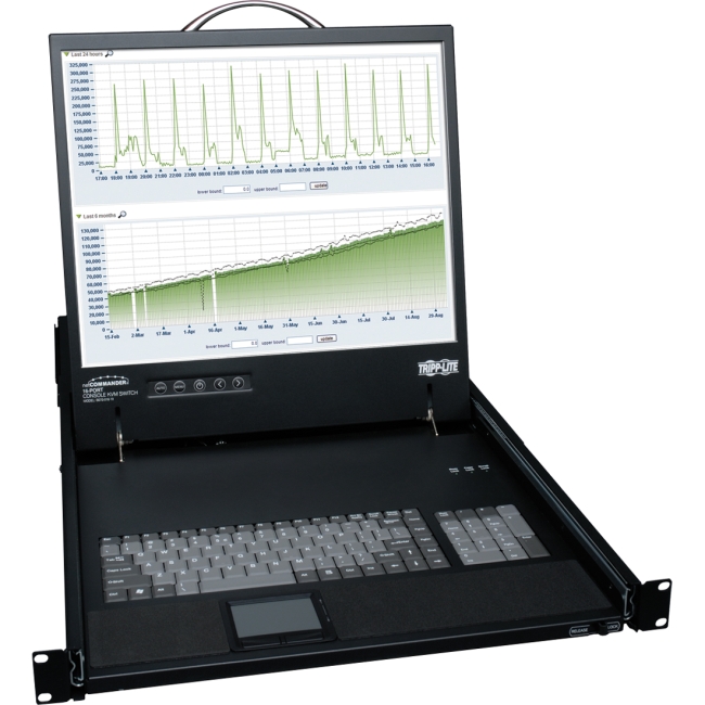 Tripp Lite NetCommander Rackmount LCD with KVM Switch B070-016-19