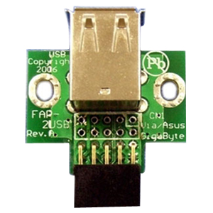 StarTech.com 2 Port USB Motherboard Header Adapter USBMBADAPT2