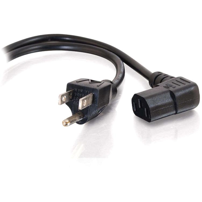 C2G Universal Right Angle Standard Power Cord 53409