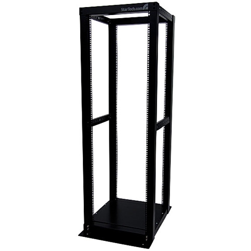 StarTech.com 36U Adjustable 4 Post Server Equipment Open Frame Rack Cabinet 4POSTRACK36