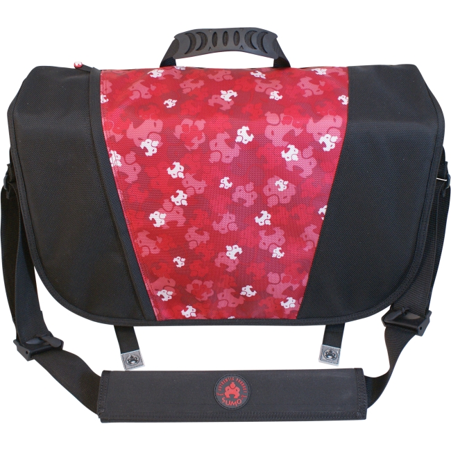SUMO Messenger Bag - Black / Red ME-SUMO33MB7
