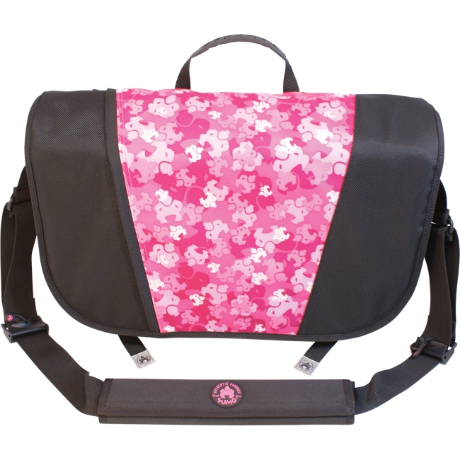 SUMO Messenger Bag - Black / Pink ME-SUMO33MBX