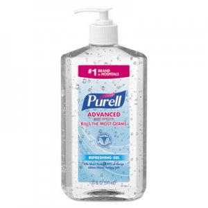 PURELL Advanced Refreshing Gel Hand Sanitizer, Clean Scent, 20 oz Pump Bottle, 12/Carton GOJ302312 3023-12